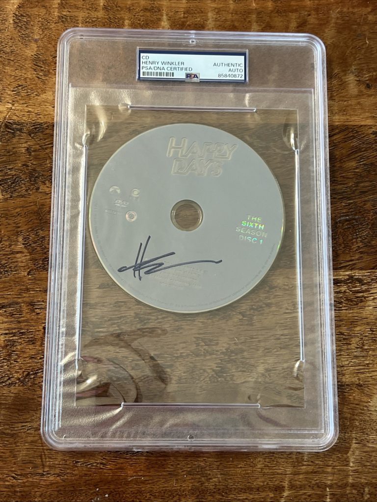 Henry Winkler Signed Happy Days DVD PSA DNA Slabbed Autographed Fonzie