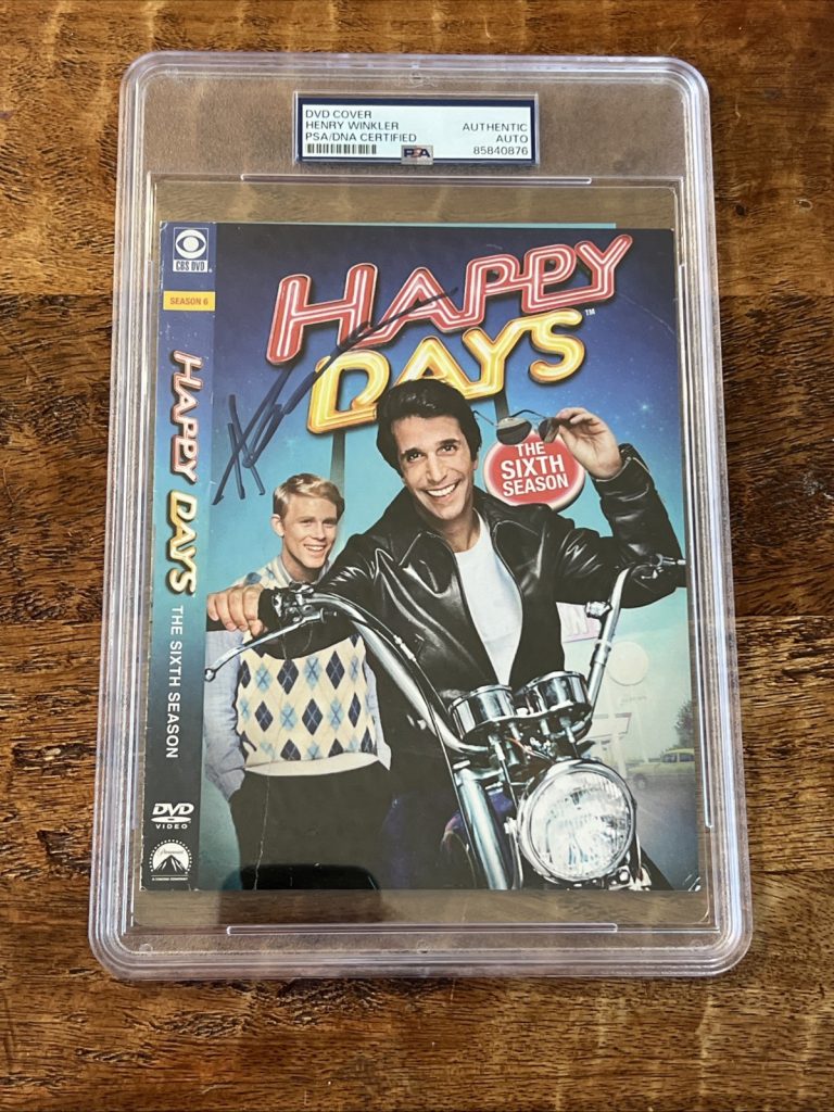 Henry Winkler Signed Happy Days DVD PSA DNA Slabbed Autographed Fonzie