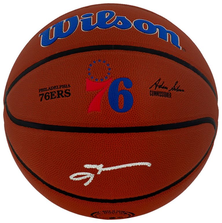 Allen Iverson Signed 76ers Wilson Alliance NBA Basketball - (SCHWARTZ COA)