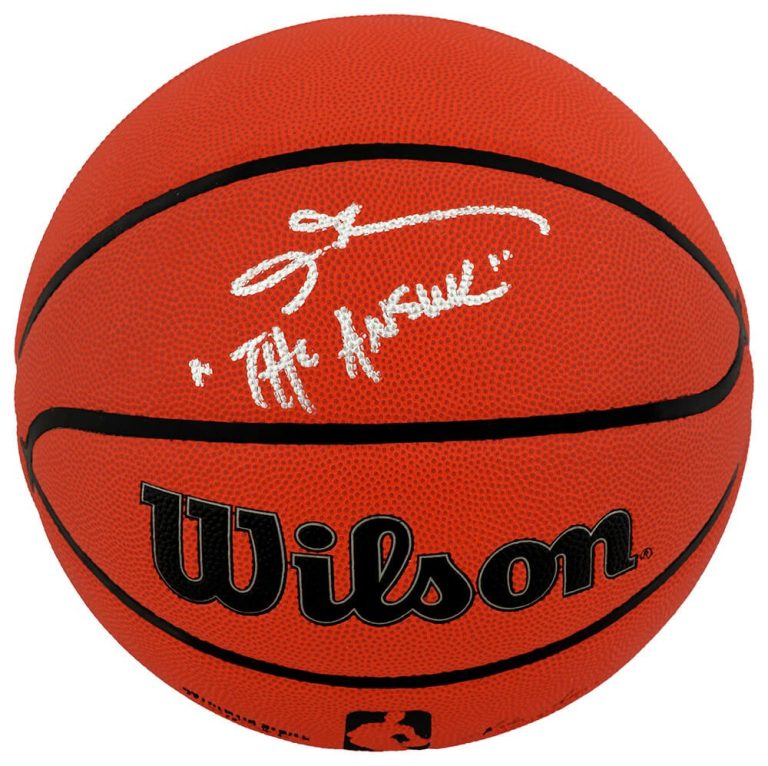 Allen Iverson Signed Wilson Indoor/Outdoor NBA Basketball w/The Answer -(SS COA)