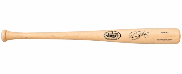 Dennis Eckerlsey Signed Louisville Slugger Pro Blonde Baseball Bat -FANATICS COA