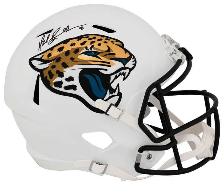 Mark Brunell Signed Jaguars RAVE Riddell Full Size Speed Replica Helmet (SS COA)