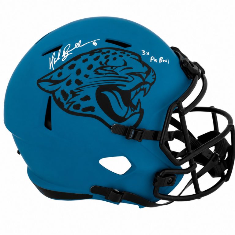 Mark Brunell Signed Jaguars RAVE Riddell F/S Replica Helmet w/Pro Bowl -(SS COA)