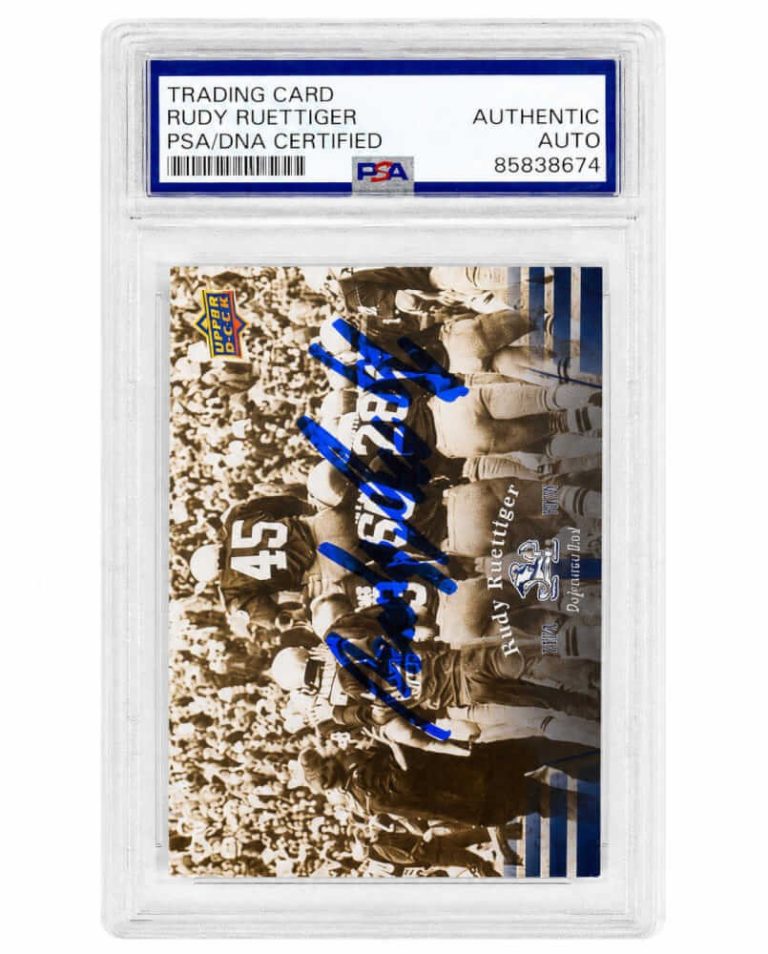 Rudy Ruettiger Signed Norte Dame 2013 Upper Deck Football Card #27 - (PSA/DNA)