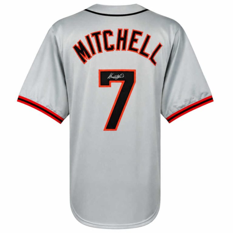 Kevin Mitchell Signed Grey Custom Baseball Jersey w/89 NL MVP - (SCHWARTZ COA)