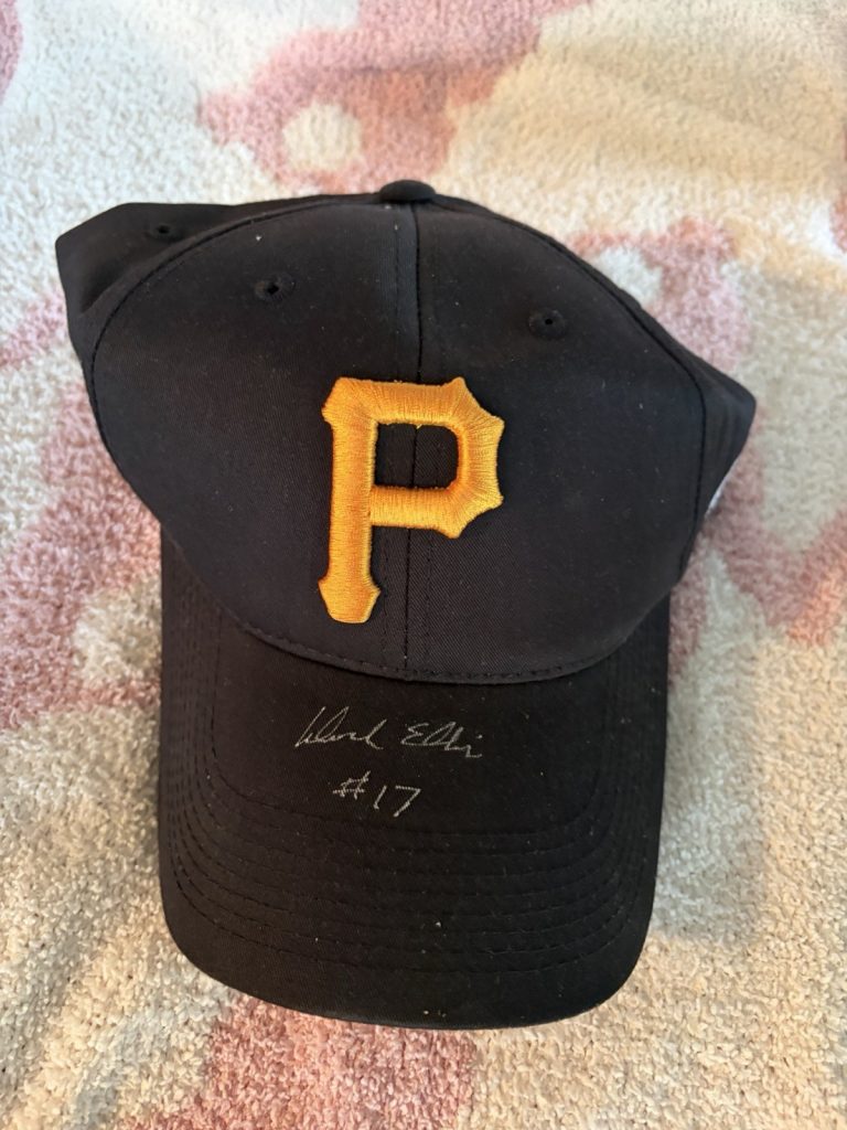 Dock Ellis. hand SIGNED Hat Pittsburgh Pirates Autographed Dec 2008