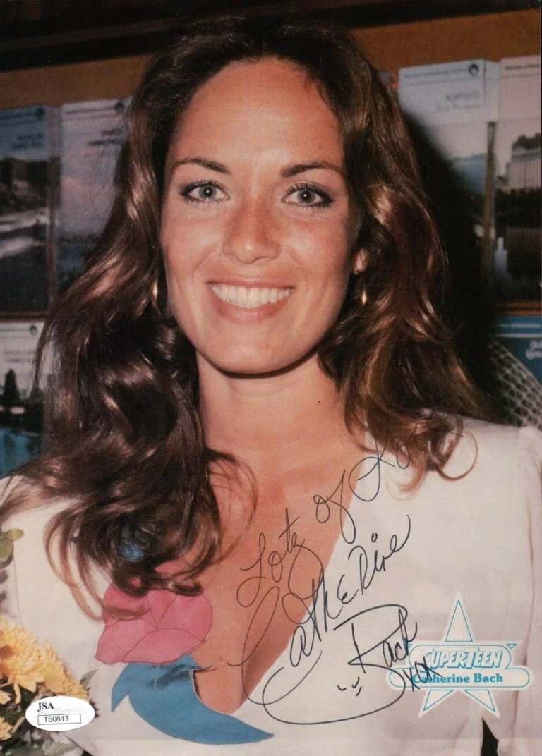 Catherine Bach Autographed Magazine Page Photo Dukes of Hazzard JSA T60843
