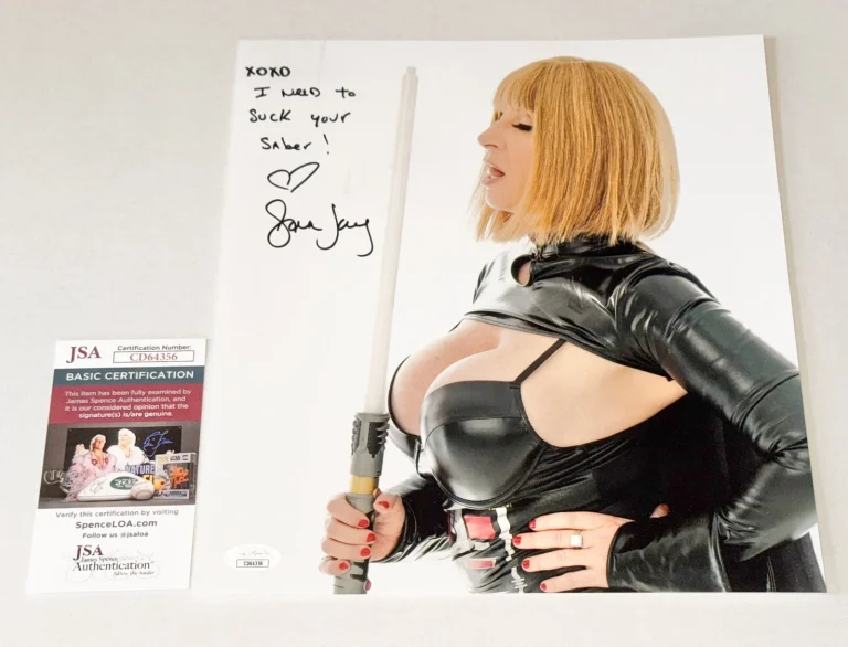 Sara Jay Adult Video Star signed Hot Over Sized photo autographed Proof #2 JSA