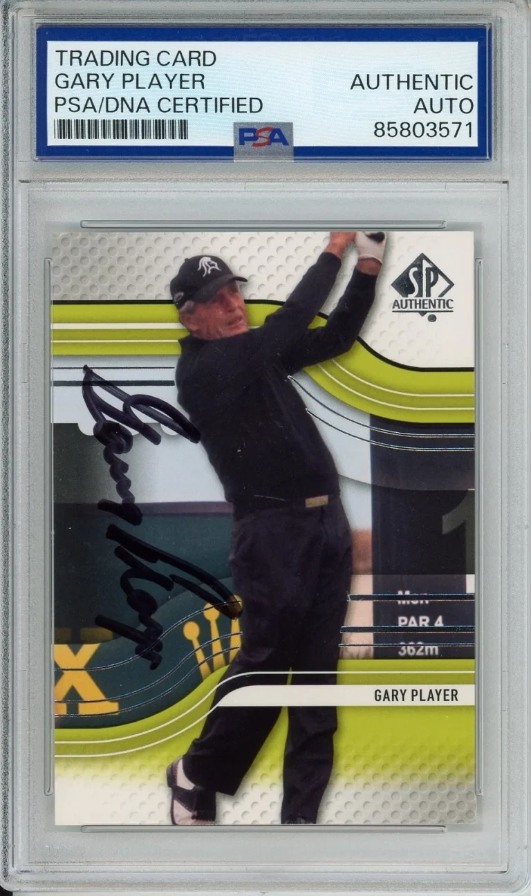 2012 UD UPPER DECK SP AUTHENTIC GOLF GARY PLAYER SIGNED PSA DNA COA AUTOGRAPH