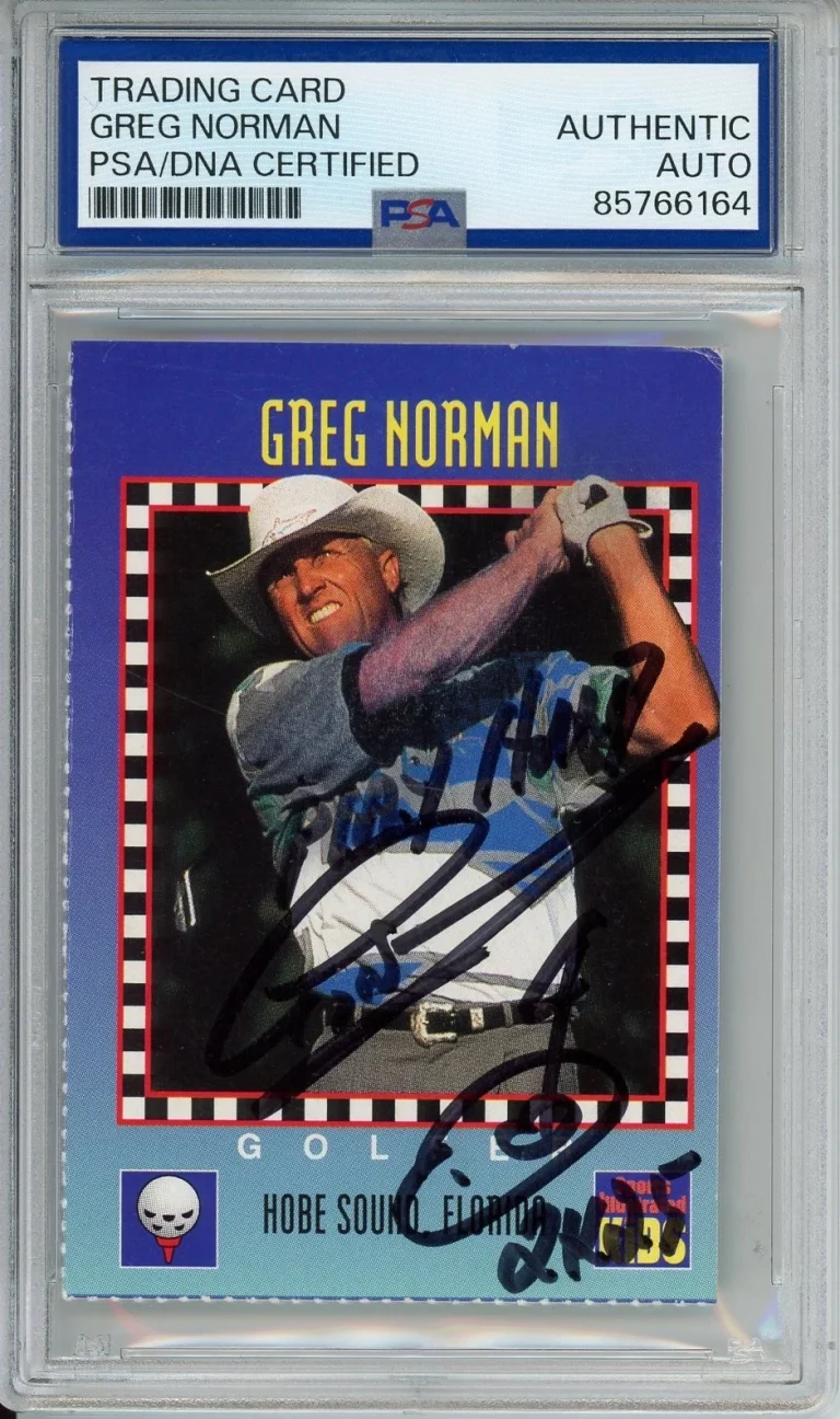 1994 SPORTS ILLUSTRATED SI FOR KIDS GREG NORMAN SIGNED PSA DNA COA AUTOGRAPH PGA