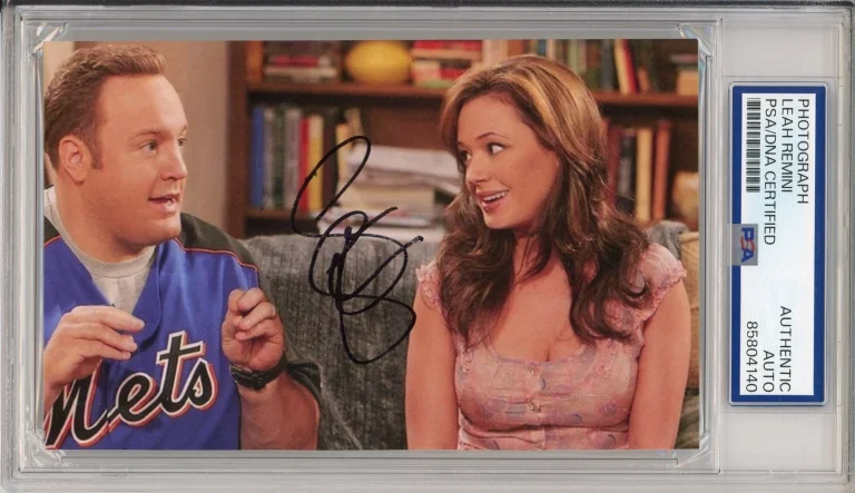 LEAH REMINI SIGNED PHOTOGRAPH PSA DNA COA AUTOGRAPH KING OF QUEENS HOT PICTURE