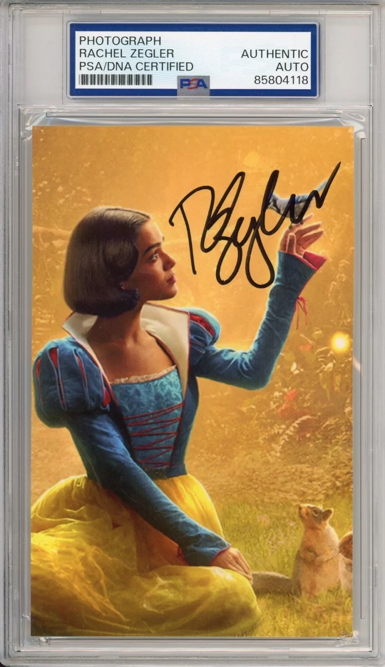 DISNEY SNOW WHITE 7 DWARFS SIGNED PHOTOGRAPH PICTURE RACHEL ZEGLER PSA DNA COA