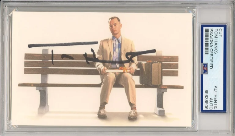 SIGNED Tom Hanks Forrest Gump Movie Picture PSA DNA COA Autographed Photograph