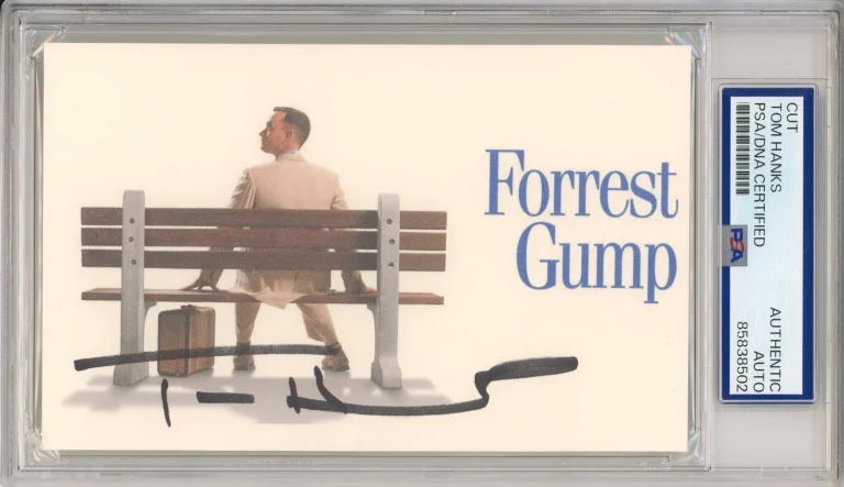 Tom Hanks SIGNED Forrest Gump Movie Picture PSA DNA COA Autograph Photograph Cut