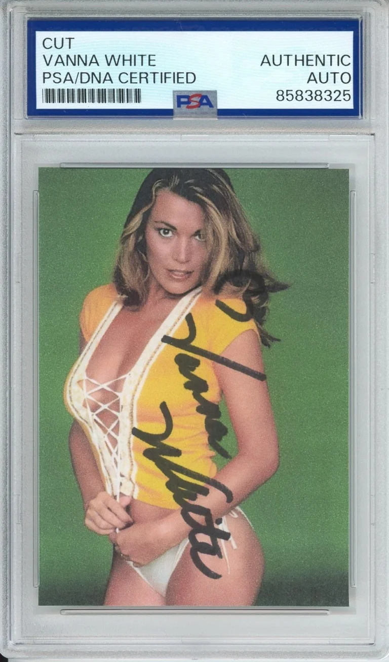 VANNA WHITE WHEEL OF FORTUNE SIGNED SEXY PLAYBOY MODEL PICTURE PSA DNA COA AUTO