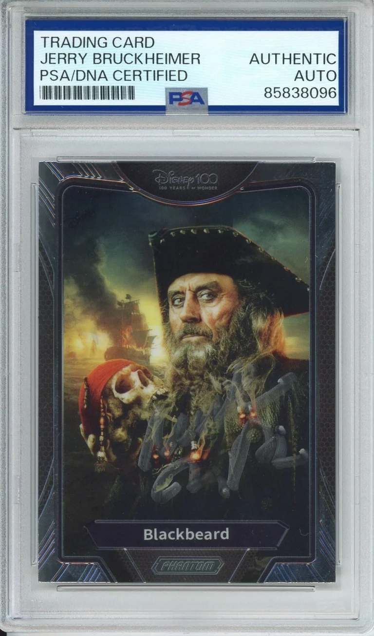 2023 KAKAWOW DISNEY 100 PIRATES CARIBBEAN JERRY BRUCKHEIMER SIGNED PSA DNA COA