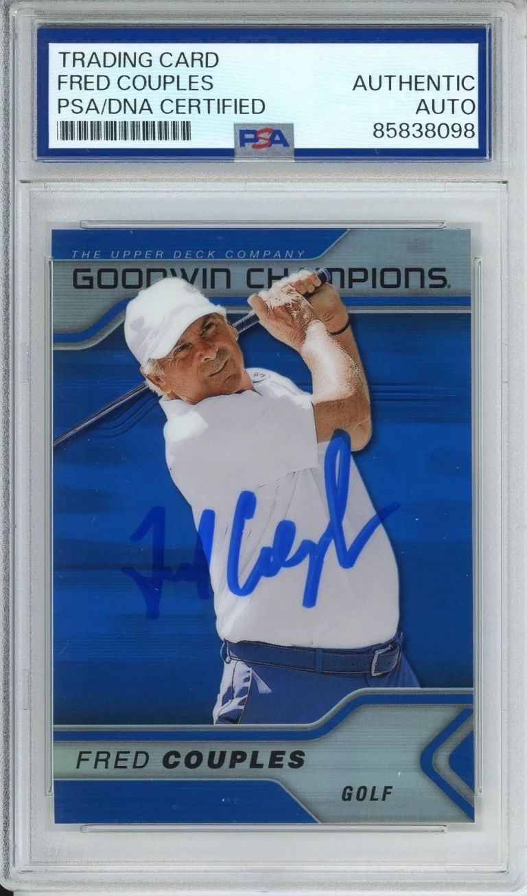 2023 UPPER DECK UD GOODWIN FRED COUPLES SIGNED PSA DNA COA AUTOGRAPH MASTERS