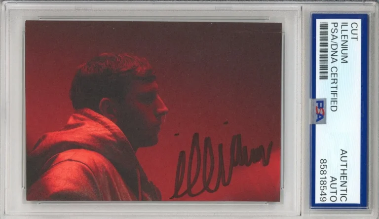 ILLENIUM SIGNED ALBUM COVER Picture Cut Autograph PSA DNA Certified COA