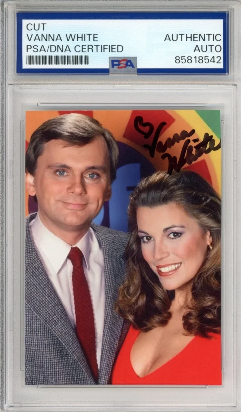 VANNA WHITE WHEEL OF FORTUNE SIGNED PICTURE PHOTOGRAPH PSA DNA COA AUTOGRAPH