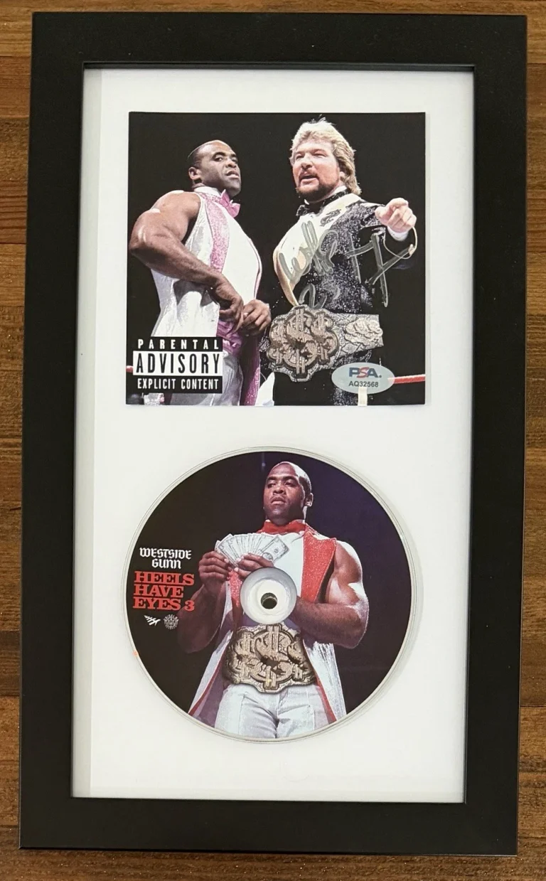SIGNED FRAMED Westside Gunn AUTOGRAPH Heels Have Eyes Album Card CD PSA DNA COA