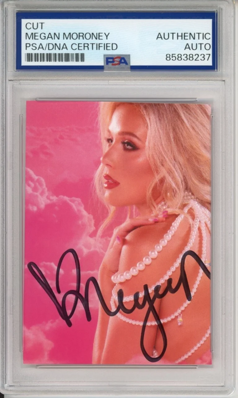 Megan Moroney CLOUD 9 SIGNED COVER CARD Picture Photograph PSA DNA Certified COA