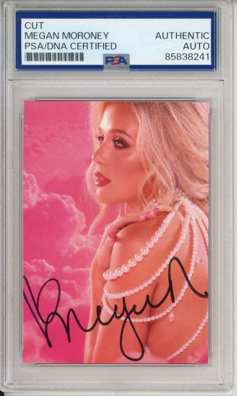 Megan Moroney CLOUD 9 SIGNED COVER CARD Picture Photograph PSA DNA Authentic COA
