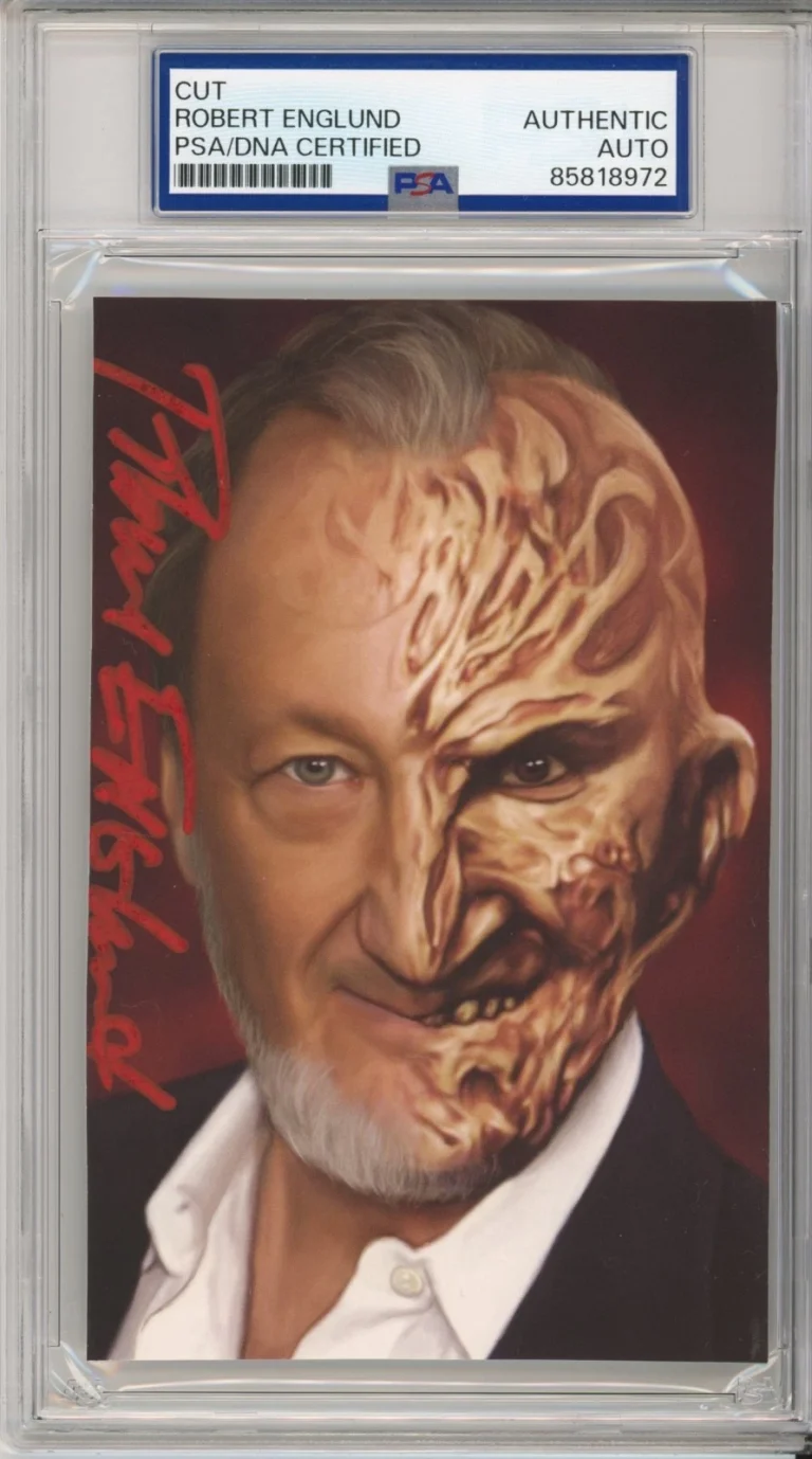 ROBERT ENGLUND SIGNED Photograph FREDDY KRUEGER PSA DNA Nightmare On Elm Street