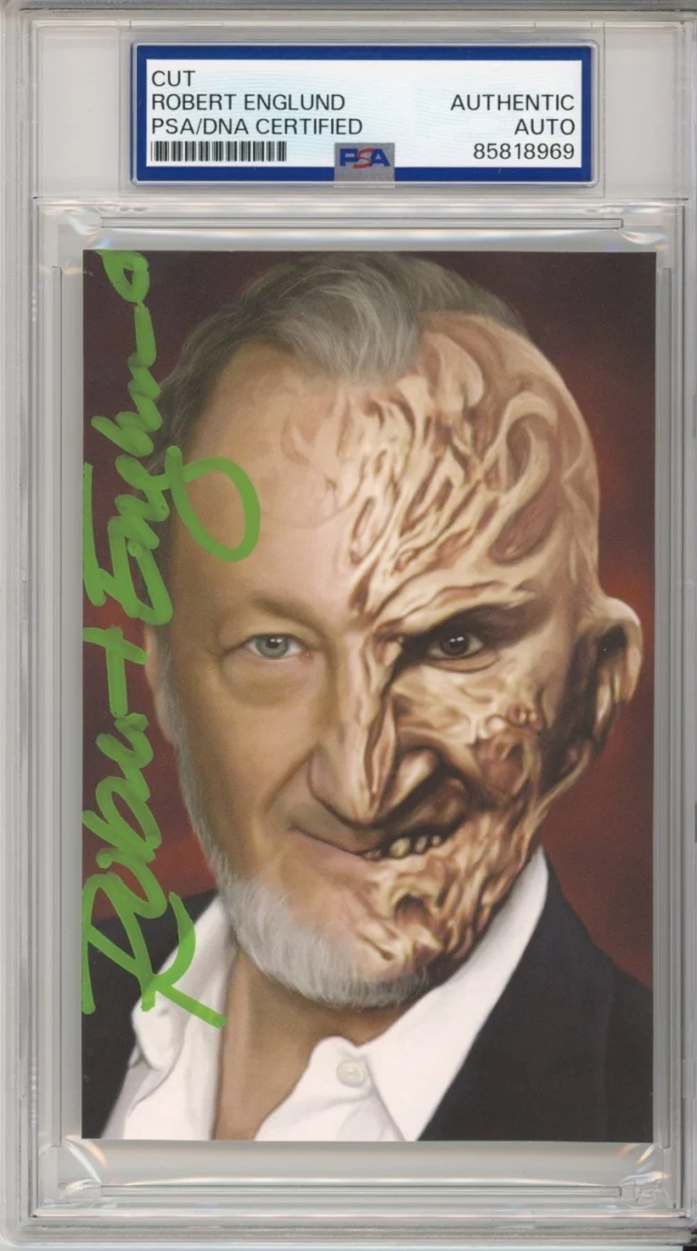ROBERT ENGLUND SIGNED Picture FREDDY KRUEGER PSA DNA COA Nightmare On Elm Street