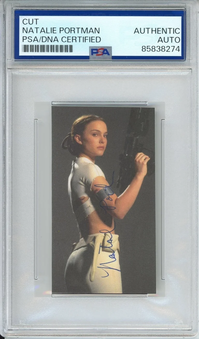 Natalie Portman SIGNED Star Wars Padme Amidala Cut Picture PSA DNA COA AUTOGRAPH