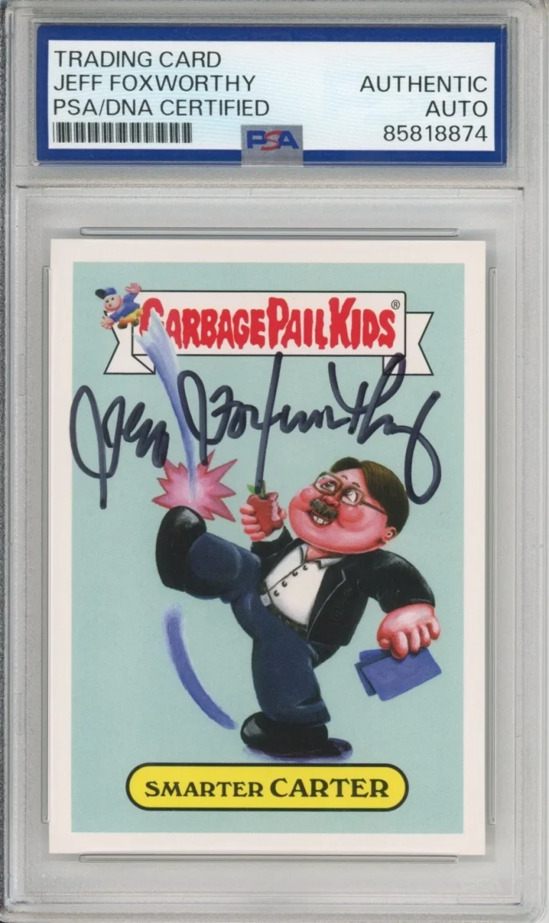 2016 Topps Garbage Pail Kids GPK Jeff Foxworthy SIGNED PSA DNA COA Autograph