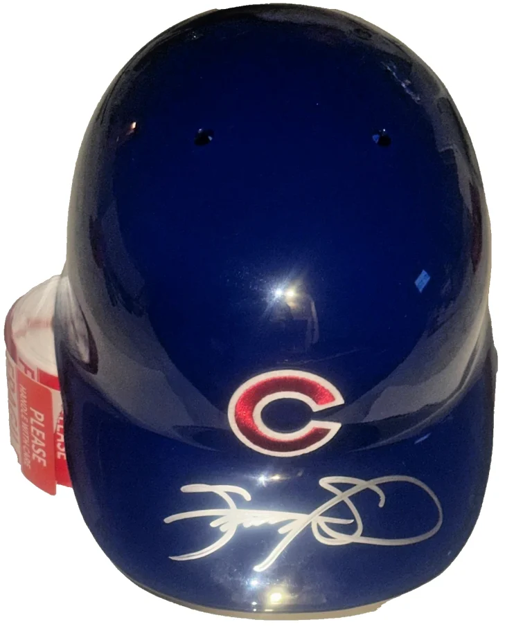 SAMMY SOSA Signed OFFICIAL Chicago CUBS Batting HELMET Beckett (BAS)