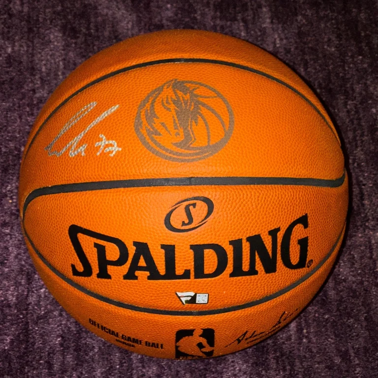 LUKA DONCIC Signed Spalding Official GAME BASKETBALL Fanatics Authentic