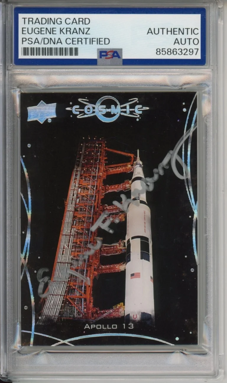 2020 UD UPPER DECK COSMIC EUGENE KRANZ SIGNED PSA DNA COA AUTOGRAPH APOLLO 13