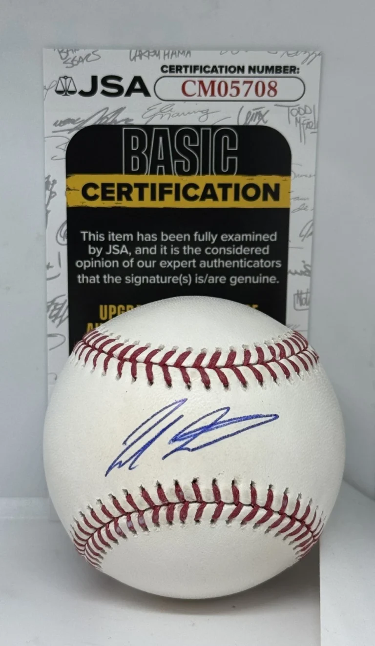 Colson Montgomery Chicago White Sox signed MLB Baseball Ball autographed JSA