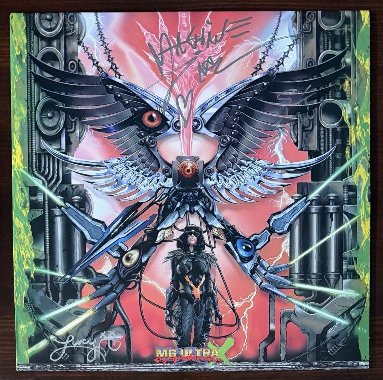 MACHINE GIRL Psycho Warrior SIGNED Cover Color Vinyl BAS Beckett COA Autograph