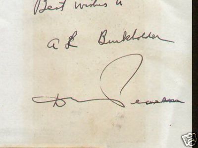 Drew Pearson Vintage signed autographed Journalist FC