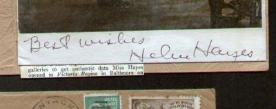 Helen Hayes Vintage signed autographed Actress  FC
