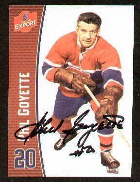 Phil Goyette signed autograph Molson Export Hockey Card