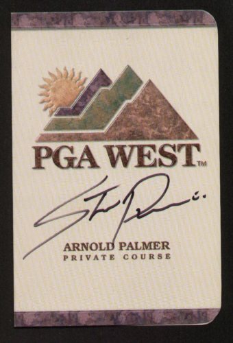 Stone Phillips signed autograph auto PGA West Scorecard