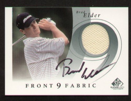 Brad Elder signed autograph auto Upper Deck Fabric card