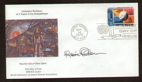 Ramon de Olivera signed auto FDC Stamp Designer Artist