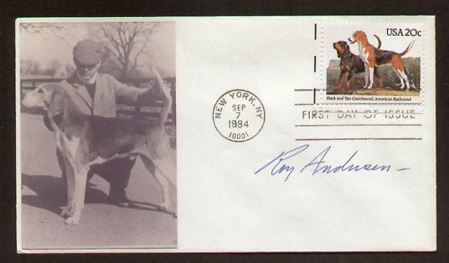 Roy Andersen signed auto FDC Stamp Designer / Artist
