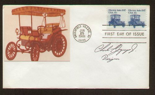 Chuck Jaquays signed auto FDC Stamp Designer / Artist
