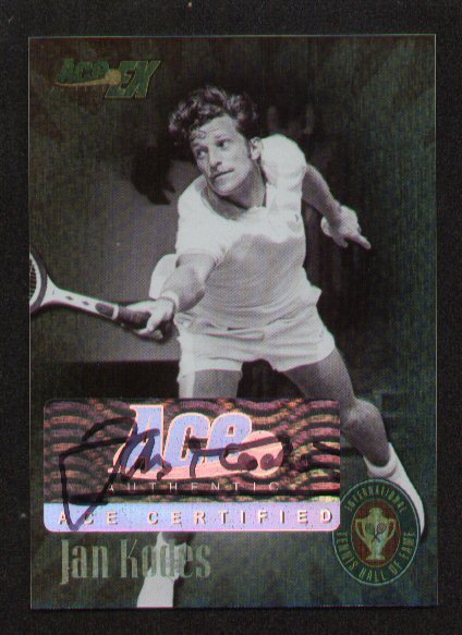 Jan Kodes signed autograph auto 2011 Ace Authentic EX 60/99