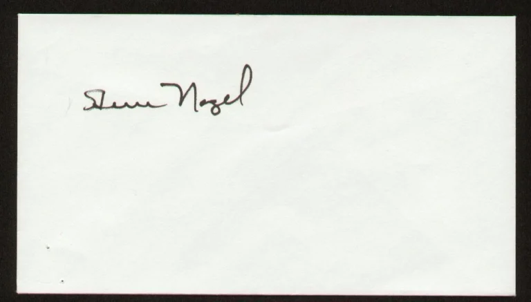 Steven Ray Nagel signed autograph auto Envelope / Cover NASA Astronaut