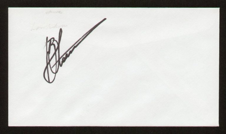 Yury Valentinovich Lonchakov signed autograph Cover / Envelope Russian Cosmonaut