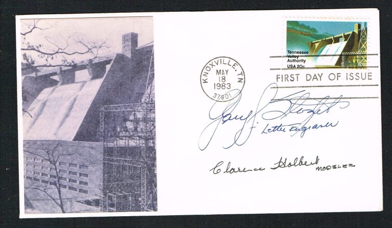 Clarence Holbert & Gary Slaght signed autograph Postal Cover FDC Artist Designer