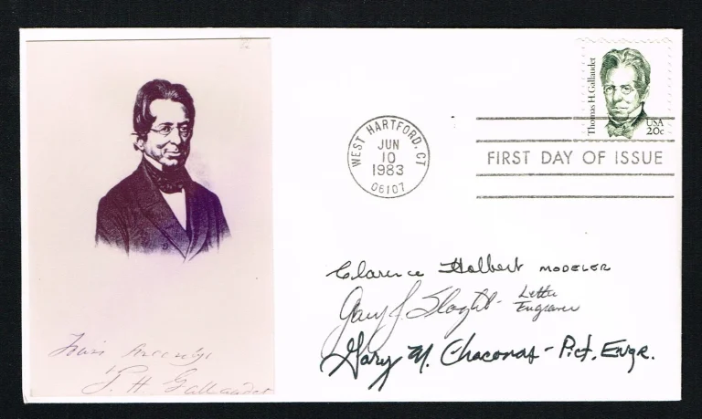 Clarence Holbert, Gary Chaconas & Gary Slaght signed autograph Postal Cover FDC