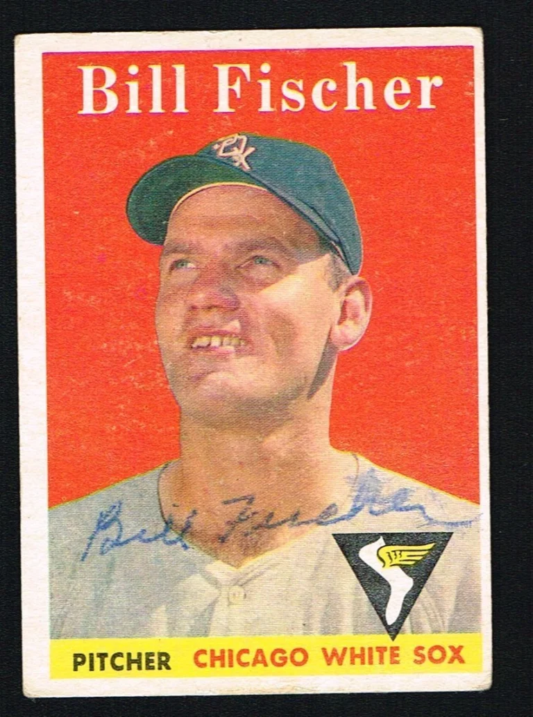 Bill Fischer #56 signed autograph auto 1958 Topps Baseball Trading Card