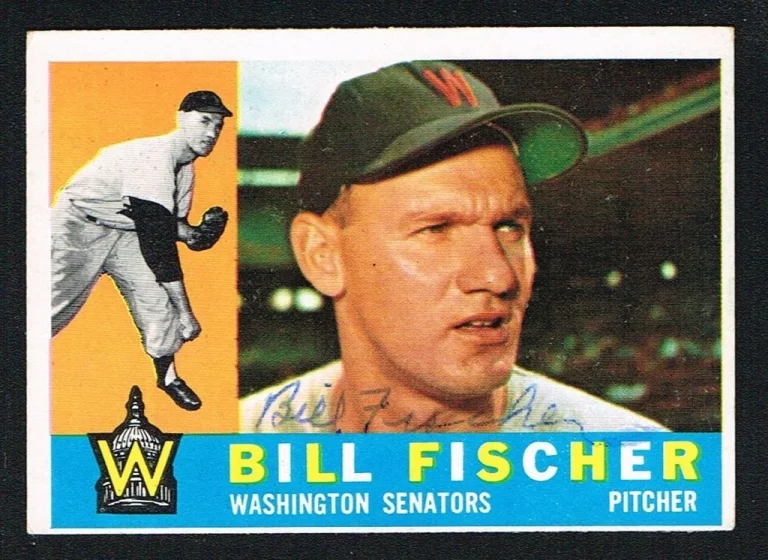 Bill Fischer #76 signed autograph auto 1960 Topps Baseball Trading Card